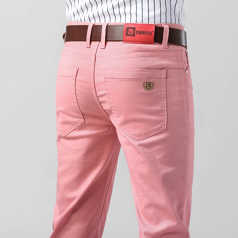 Men's Colorful Denim Stretch S - Aglaonema Red 评论和价格