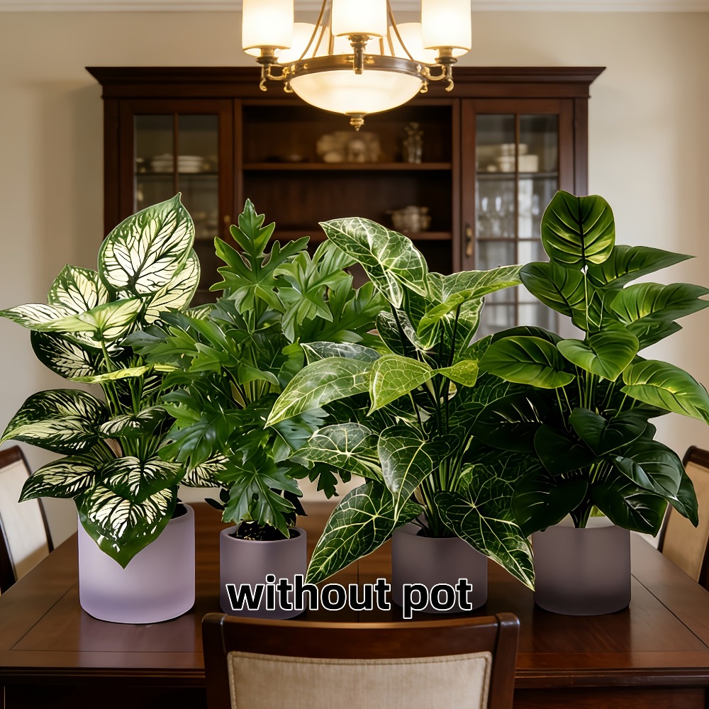 4PC Artificial Plants with 48L - Dracaena Marginata 评论和价格
