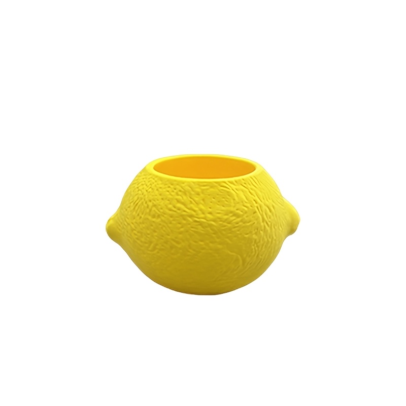 Lemon Shape Decorative Planter - Echeveria Succulent 评论和价格