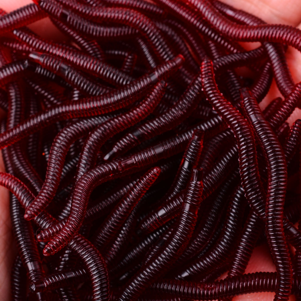 50pcs Lifelike Red Worm Soft L - Aglaonema Red 评论和价格