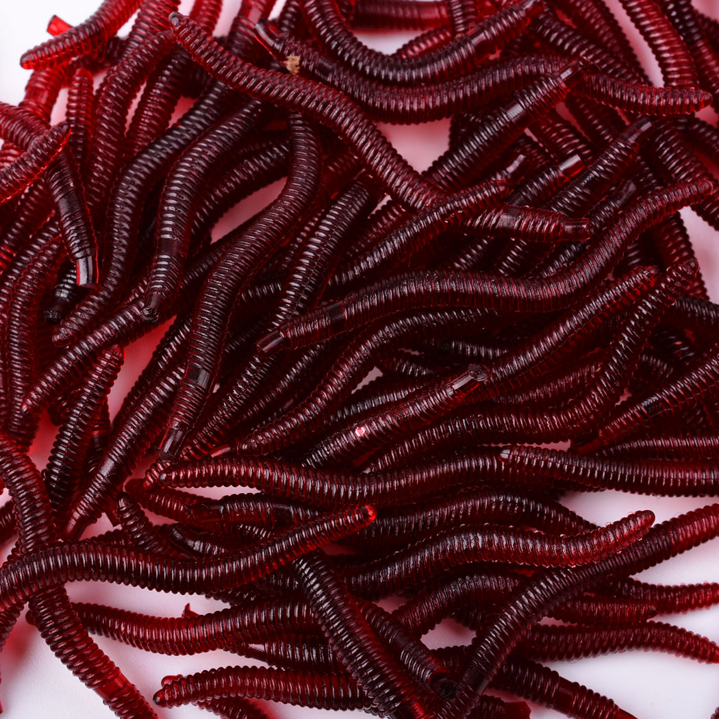 50pcs Lifelike Red Worm Soft L - Aglaonema Red 评论和价格