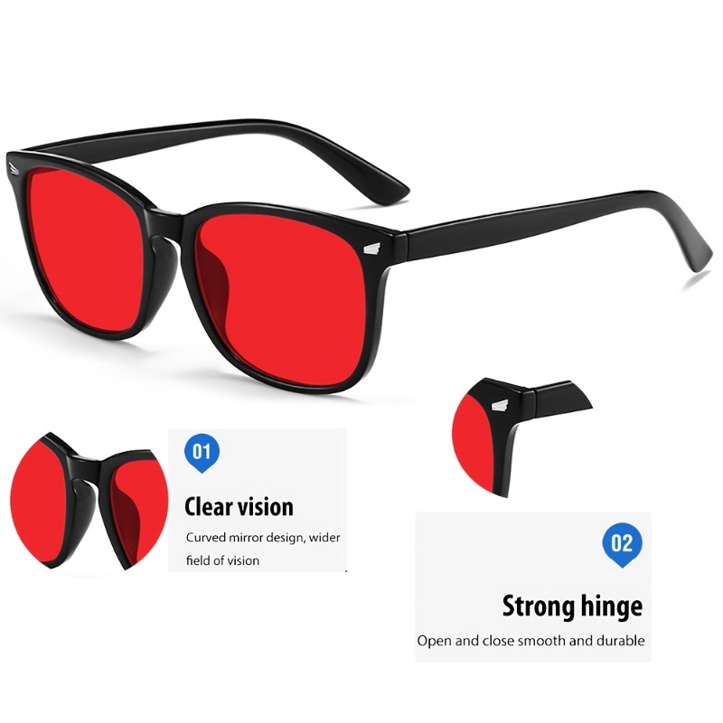 1pcs Red Lens Korean Polarized - Aglaonema Red 评论和价格