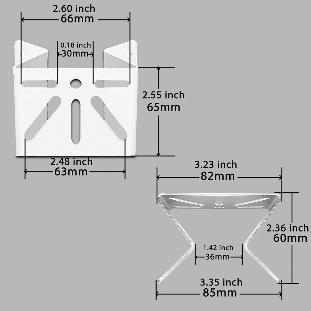 White Corner Mount Bracket for - Eufy Camera S340 评论和价格