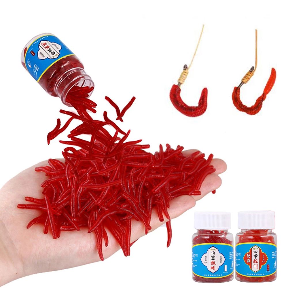100pcs/Bottle Realistic Tackle - Aglaonema Red 评论和价格