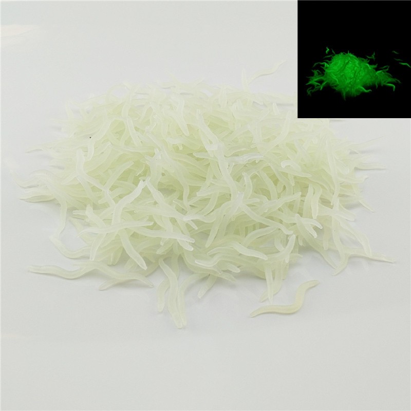 60pcs 4cm Fishing Silicone Lum - Aglaonema Red 评论和价格